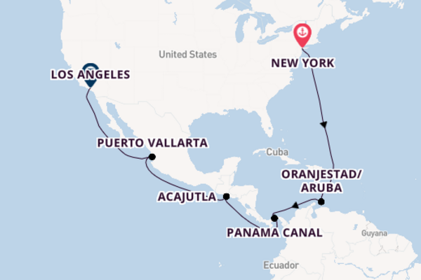 Central America from New York, USA with the Queen Victoria