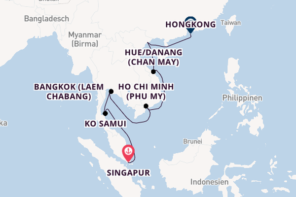 Celebrity Solstice - Asiens Traumhäfen & Chinas schwebende Gipfel