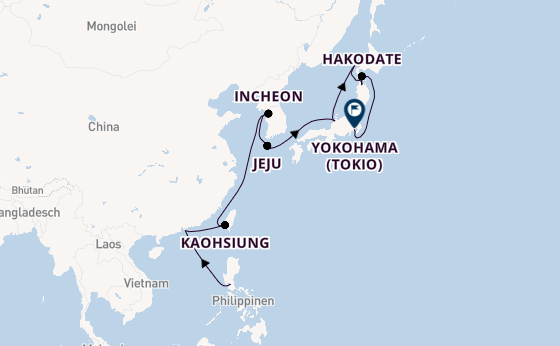 Vasco da Gama - Drei Welten, eine Traumreise: Manila, Ostasien & Tokio