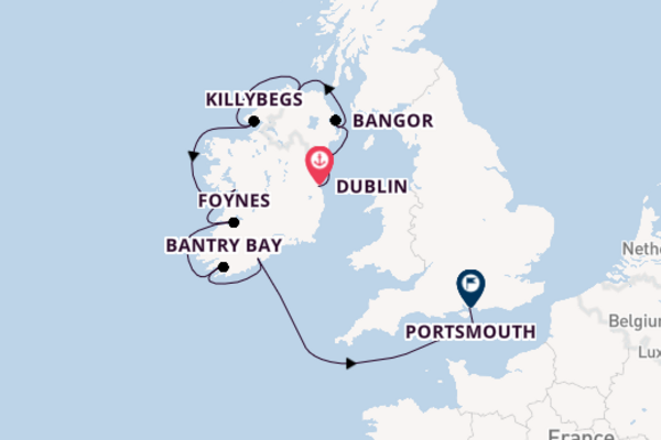 British Isles from Dublin, Ireland with the Azamara Journey