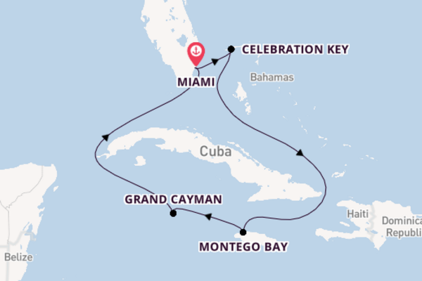 Caribbean from Miami, Florida with the Carnival Horizon