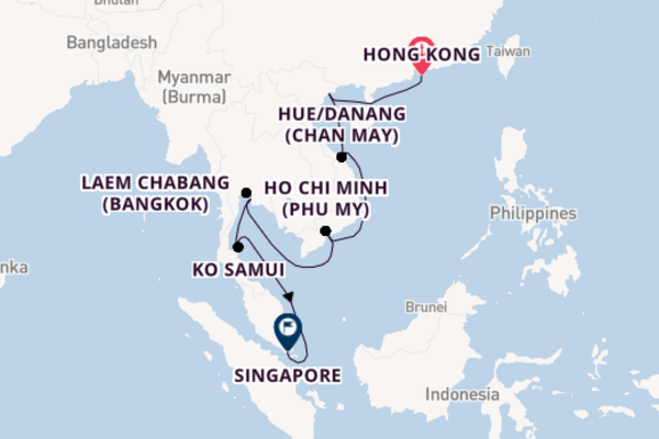 12 day cruise with the Celebrity Solstice to Singapore