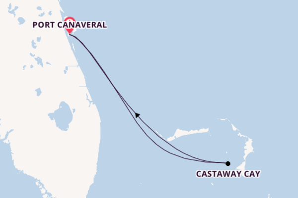 Caribbean vanaf Port Canaveral, United States met de Disney Magic