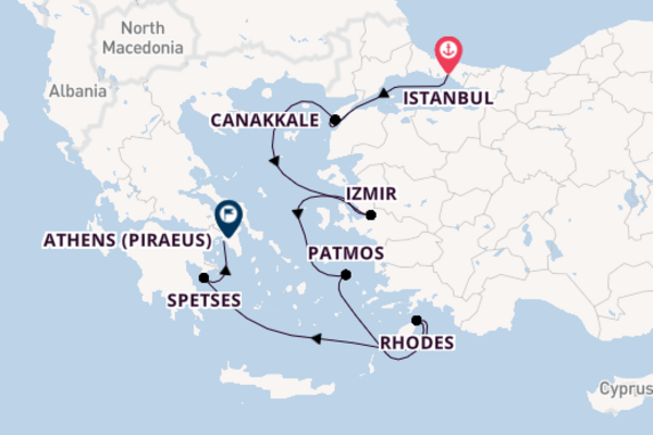 8 day voyage from Istanbul
