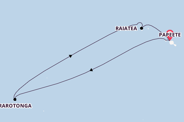 French Polynesia from Papeete, Tahiti, French Polynesia with the Norwegian Spirit 