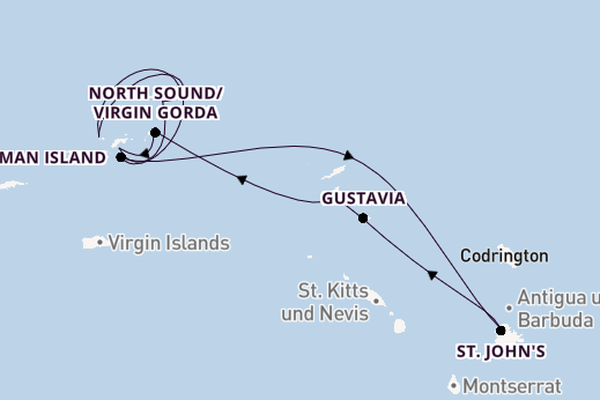 Östliche Karibik ab Philipsburg, St. Maarten auf der SEA CLOUD SPIRIT
