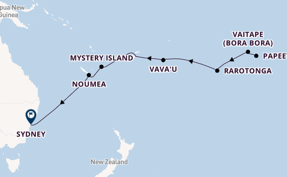 Polynesië vanaf Papeete, Frans-Polynesië met de VASCO DA GAMA