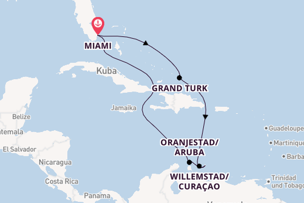 Karibik ab Miami auf der Queen Elizabeth