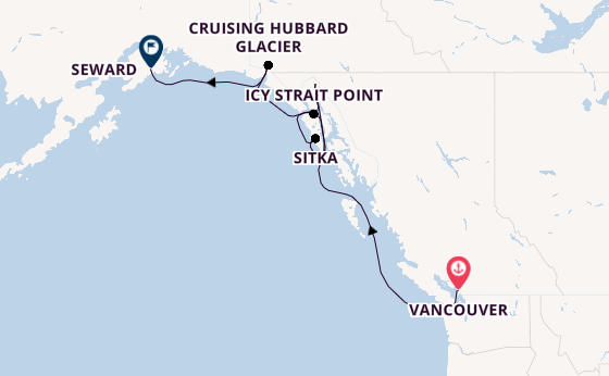 Alaska & West Canada from Vancouver, Canada with the Ovation of the Seas