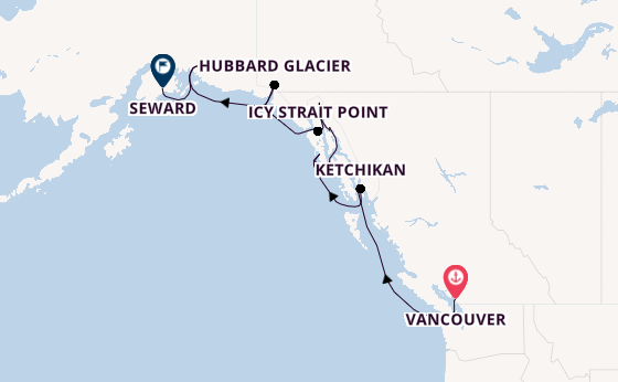 Alaska & West Canada from Vancouver, Canada with the Viking Orion