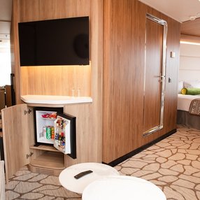 Come aboard the Celestyal Discovery and discover one of 26 cabin categories on a total of 10 decks that can accommodate 1360 passengers. Choose your dream cabin and feel at home on board the Celestyal Discovery!