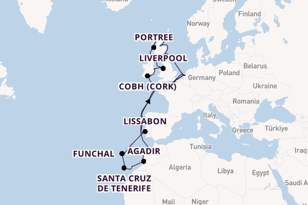 Britse Eilanden vanaf Rotterdam, Nederland met de Nieuw Statendam