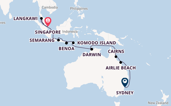 South East Asia from Singapore, Singapore with the Seven Seas Mariner