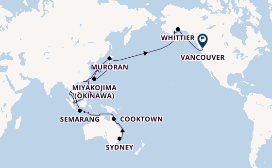 Transpacific from Sydney, Australia with the Riviera