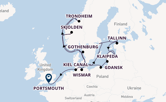 Norway from Copenhagen, Denmark with the Azamara Quest