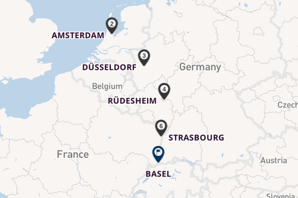 Rhine from Amsterdam, Netherlands with the AmaStella