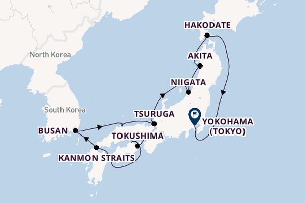 Japan from Kobe, Japan with the Seabourn Quest