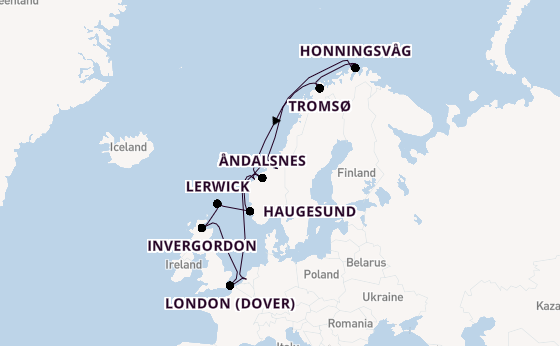 Norway from Rotterdam, The Netherlands with the Nieuw Statendam