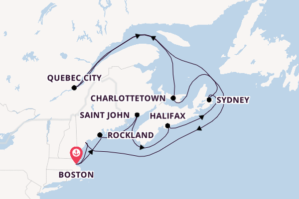 Luxury Canadian Coasts Discovery with Boston Stay