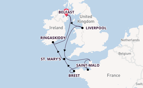 Magnificent voyage from Belfast with Ambassador Cruise Line