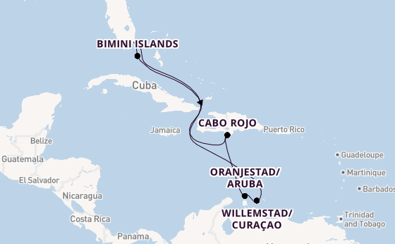 Caribbean from Miami, Florida, USA with the Freedom of the Seas