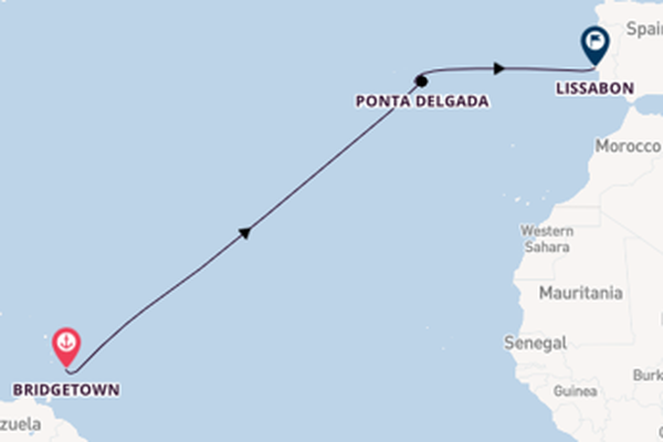Zuidelijke Caraïben vanaf Bridgetown, Barbados met de Royal Clipper