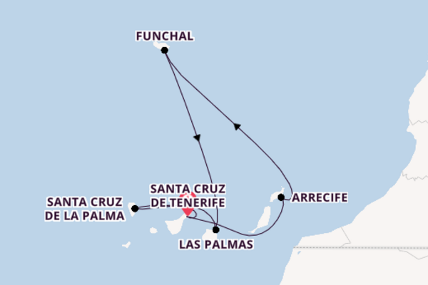 Geniet van het romantische Arrecife met TUI Cruises