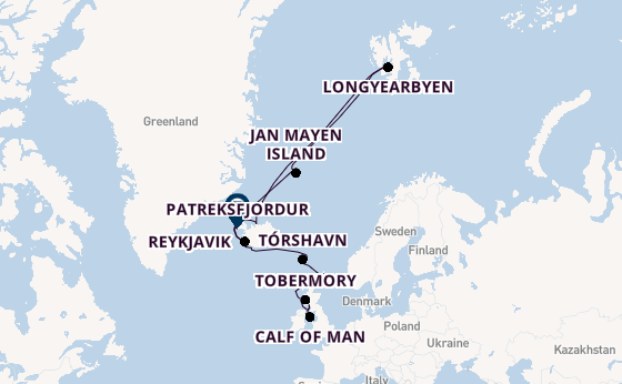 British Isles from Belfast, Northern Ireland, United Kingdom with the Seabourn Pursuit