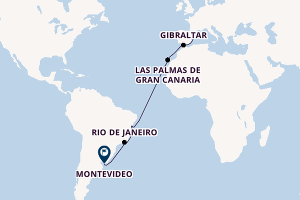 Transatlantic & Repositioning from Barcelona, Spain with the MSC Fantasia