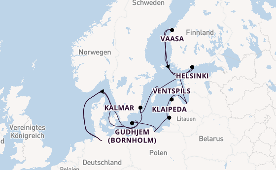 Europa ab Hamburg auf der HANSEATIC nature