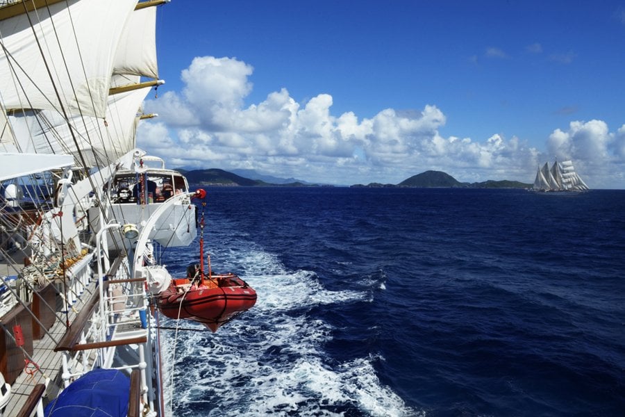 Mittelmeer ab Venedig, Italien auf der Royal Clipper