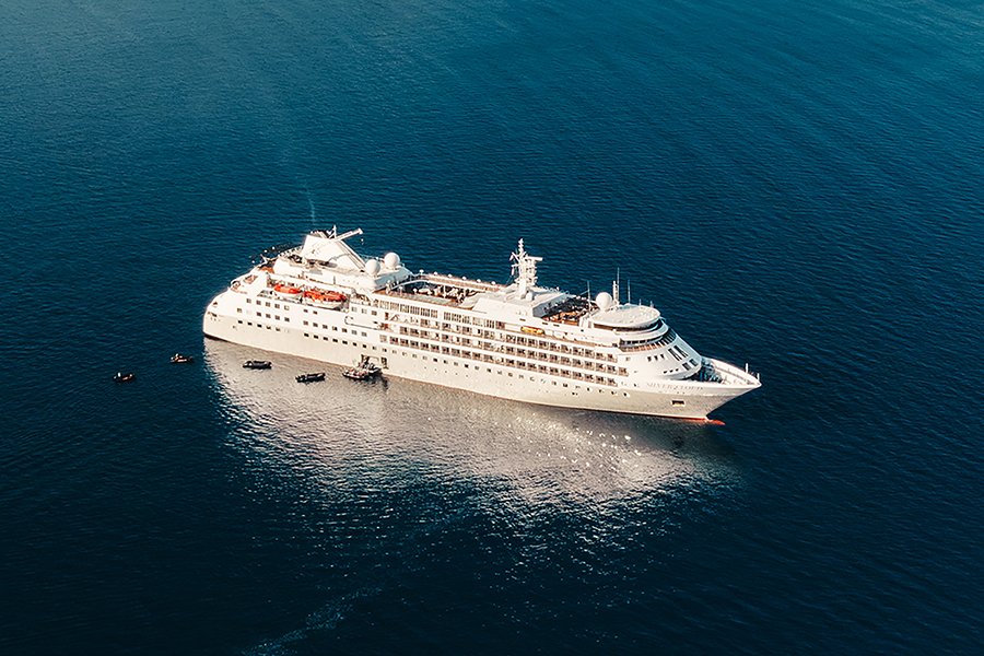 at sea