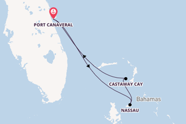 In 5 Tagen nach Port Canaveral
