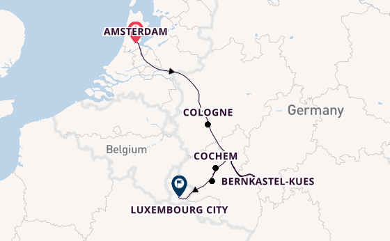 Rhine River, Europe from Amsterdam, Netherlands with the AmaPrima