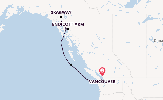 Luxury Alaska Inside Passage & Vancouver Stay