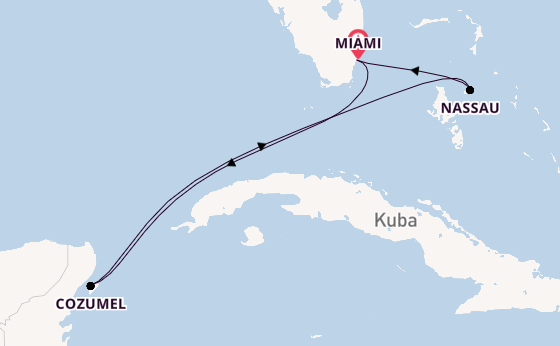 Karibik ab Miami auf der Allure of the Seas