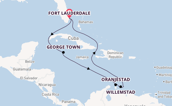 Caribbean vanaf Fort Lauderdale, Verenigde Staten met de Celebrity Reflection