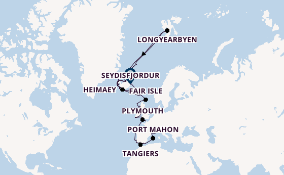 British Isles from Genoa, Italy with the Seabourn Pursuit