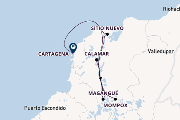 South America from Barranquilla, Colombia with the AmaMagdalena