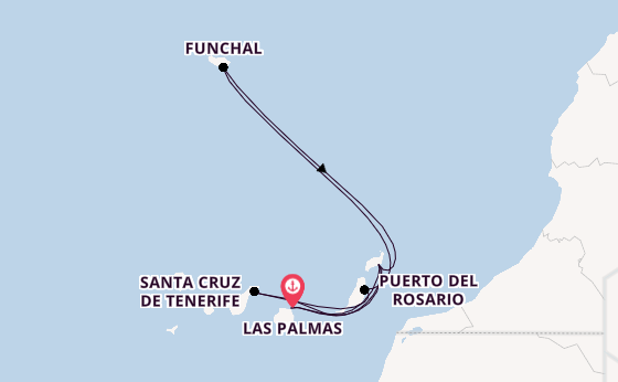 Kanarische Inseln ab Las Palmas, Gran Canaria auf der MSC Fantasia