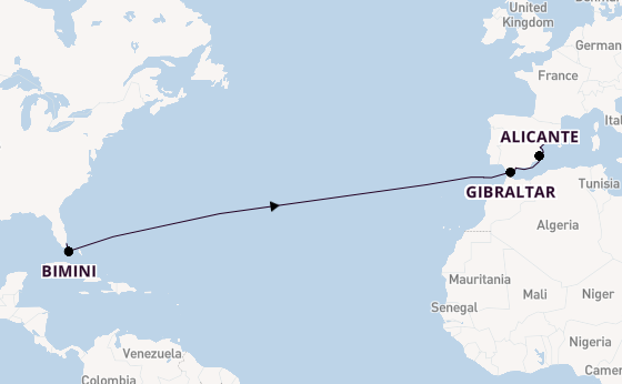 trans-Atlantisch vanaf Miami, Verenigde Staten met de Rhapsody of the Seas
