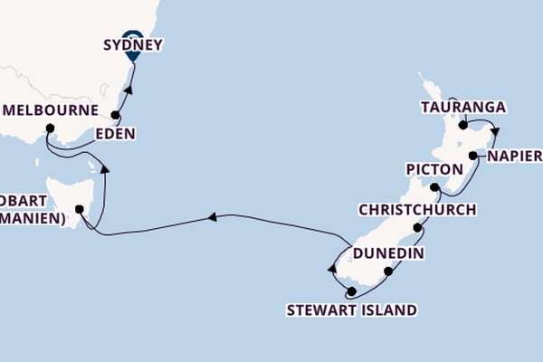 Australien und Neuseeland ab Auckland, Neuseeland auf der Azamara Quest