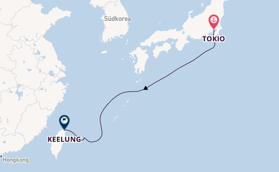 Ostasien ab Tokio, Japan auf der MSC Bellissima