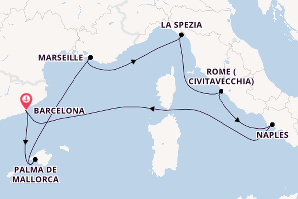 Legends of the Western Mediterranean With Salou Stay