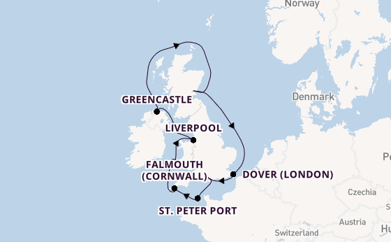 United Kingdom from Southampton, England with the Silver Spirit