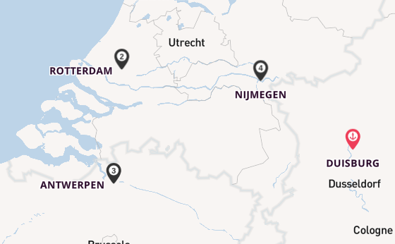 A-ROSA SENA - Moderne Metropolen zwischen Rhein und Schelde