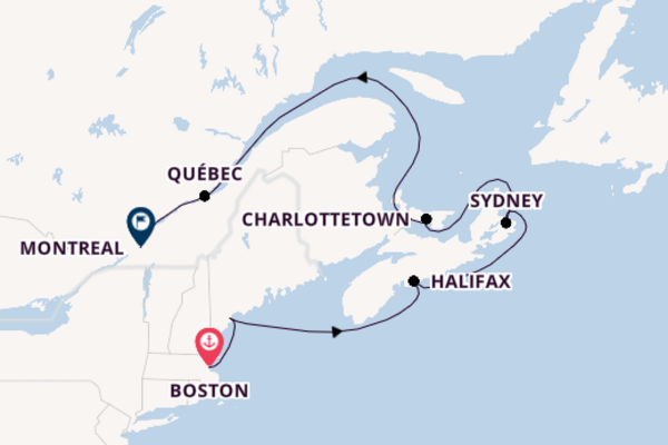 Cruise met Holland America Line naar Halifax