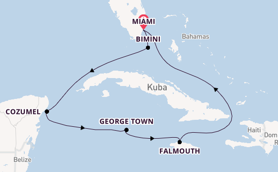 Karibik ab Miami auf der Independence of the Seas