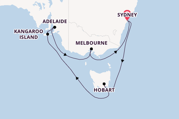 Australia from Sydney, Australia with the Norwegian Spirit 