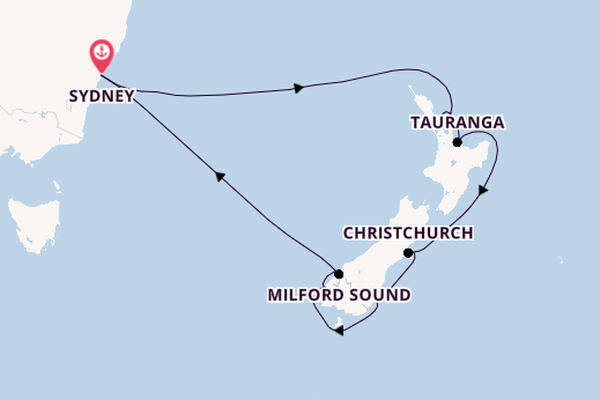 Neuseeland ab Sydney auf der Celebrity Edge